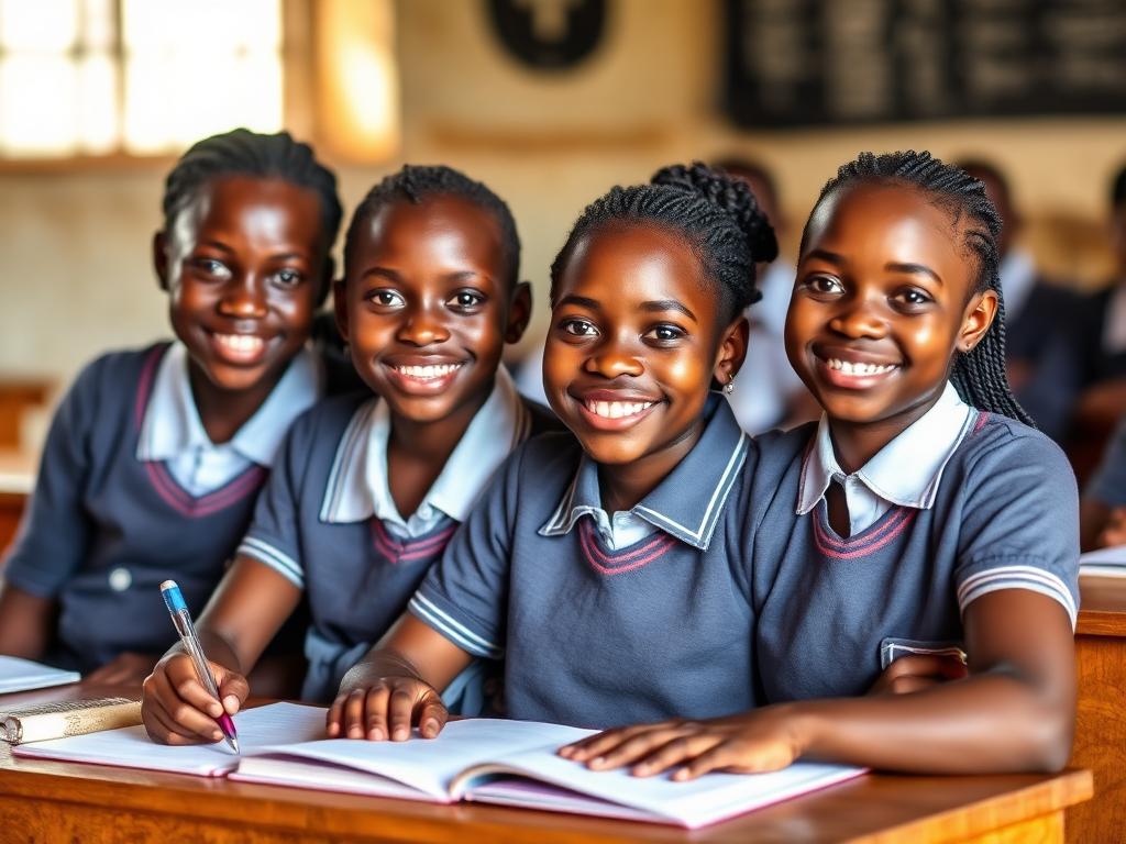 Menina na Escola
